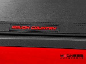 Jeep Gladiator JT Bed Cover - Tri-Fold - Rough Country - Soft Jeep Gladiator JT Bed Cover - Tri-Fold - Rough Country - Soft